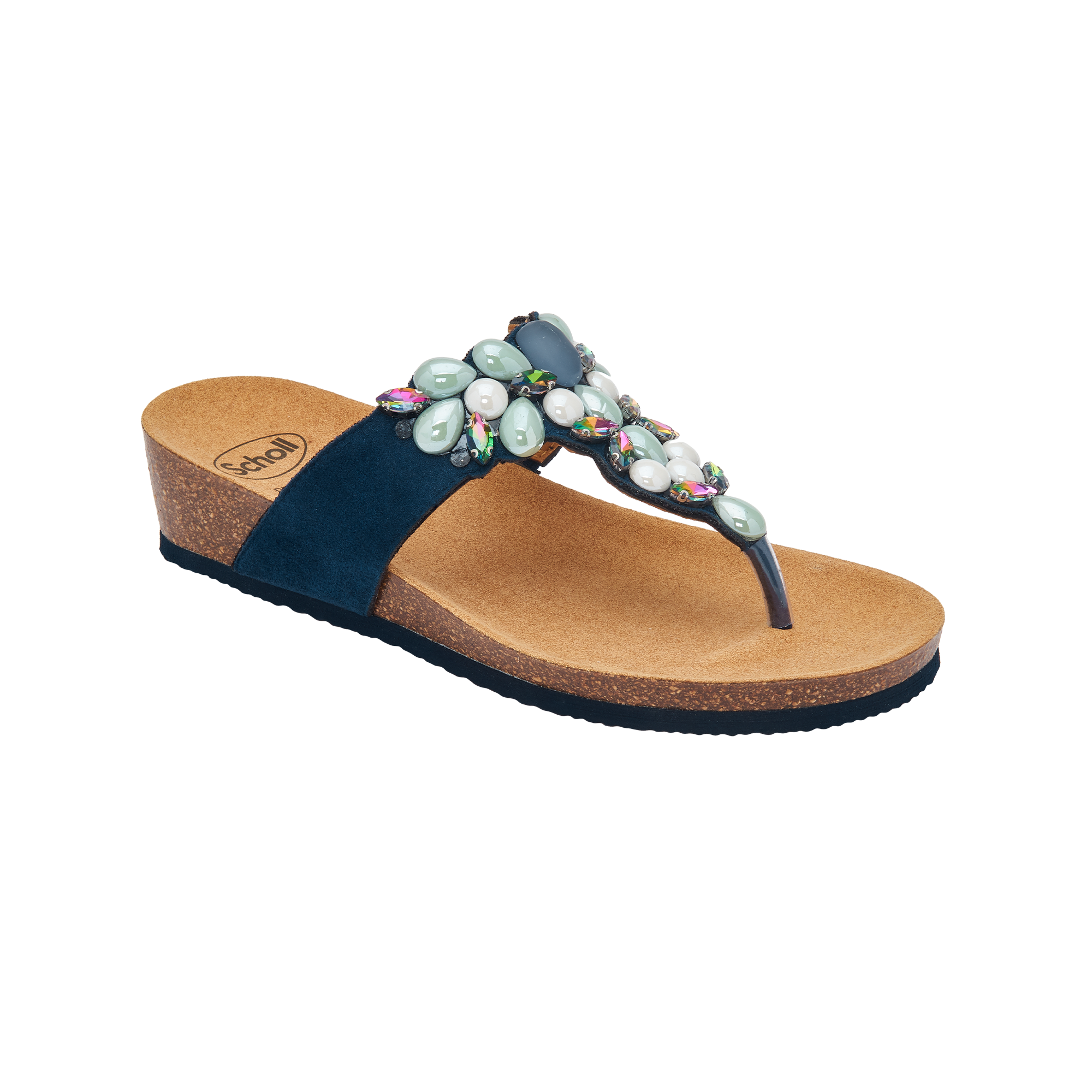 Scholl Palau Flip-Flop Sötétkék/Multi, 38