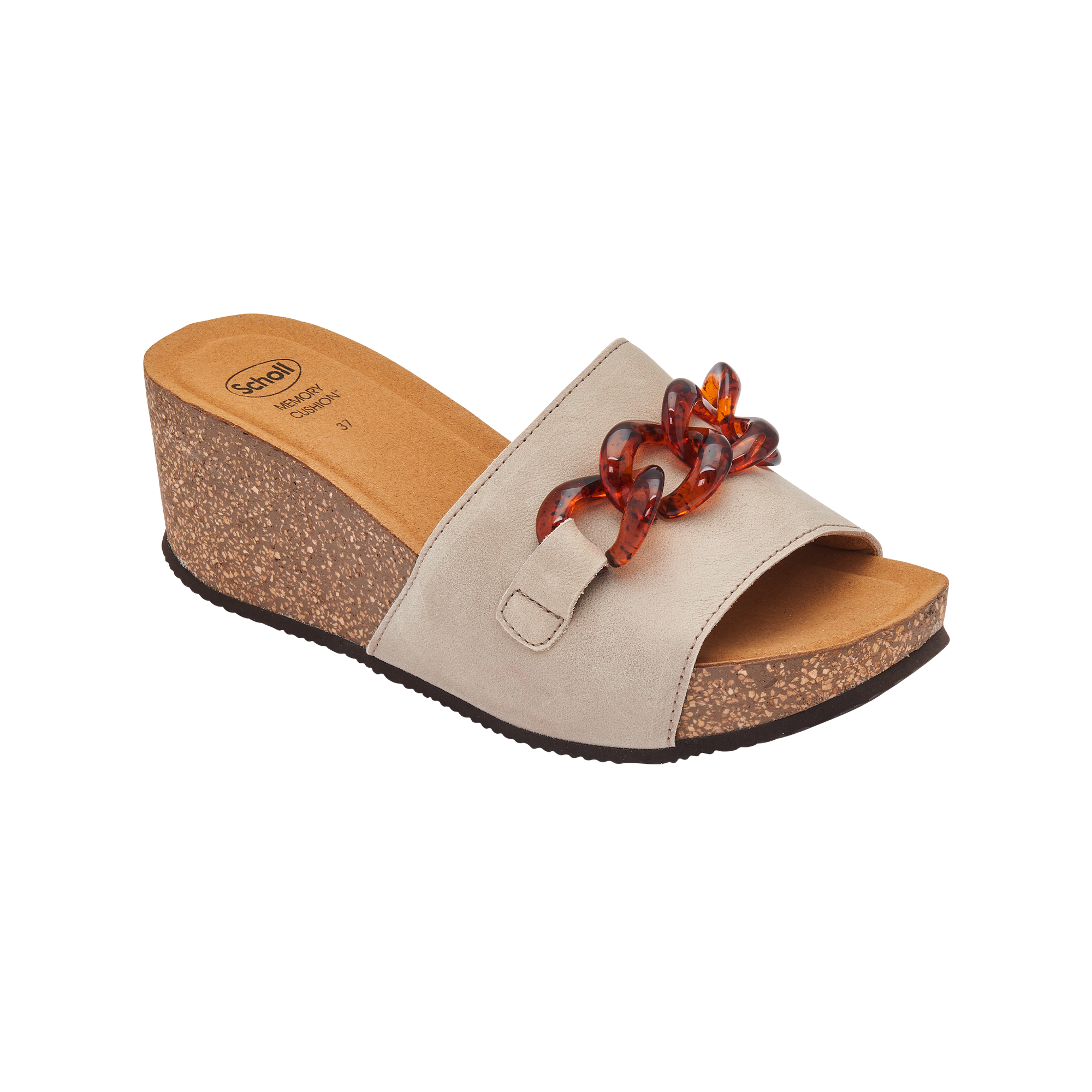 Scholl Ravello High Wedge Taupe, 40