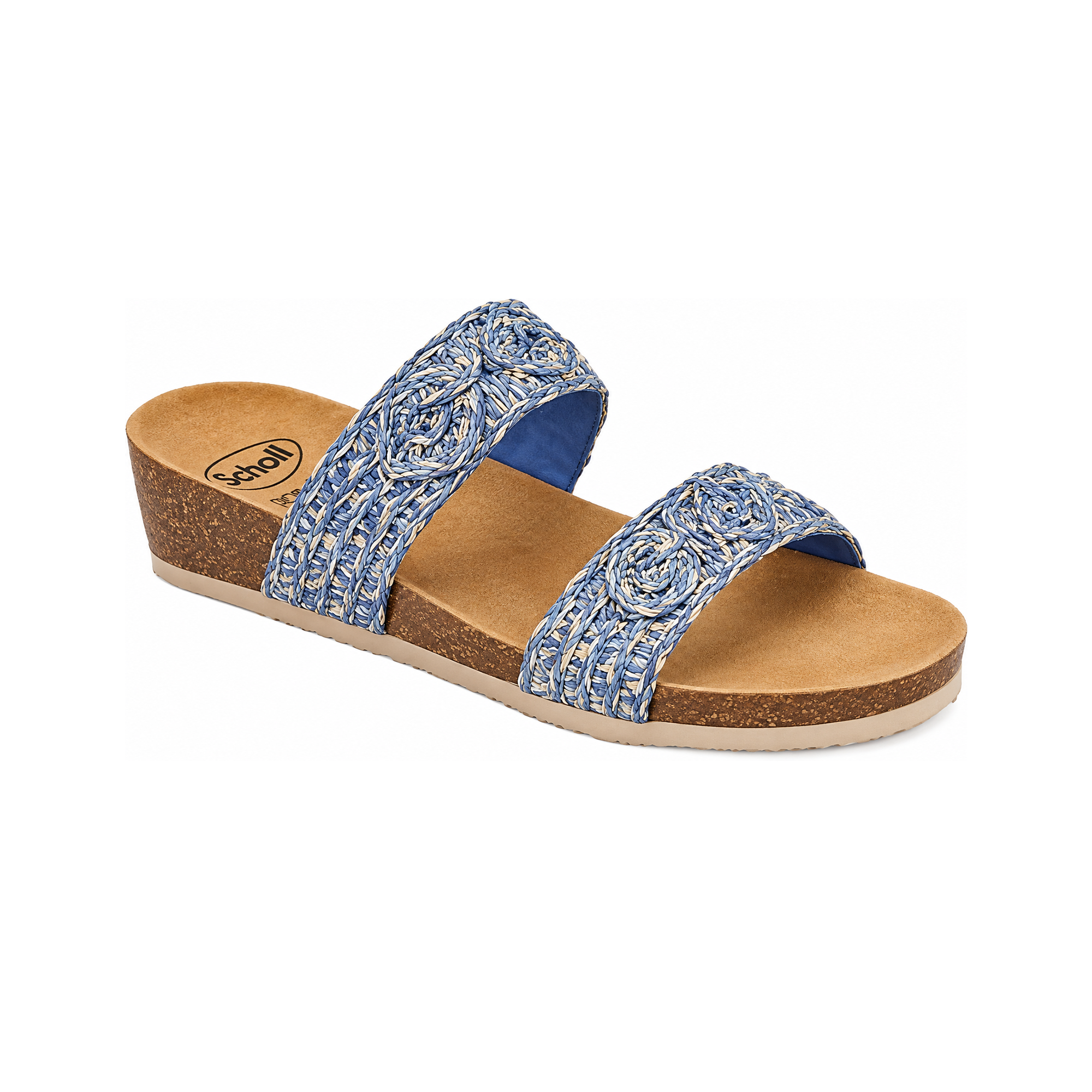 maratea-raffia-woman-blue-40-materiale-raffia-fodera-tomaia-similpelle-sottopiede-microfibra-suola-eva-fitting-f-altezza-tacco-2 Scholl Maratea - Image 1